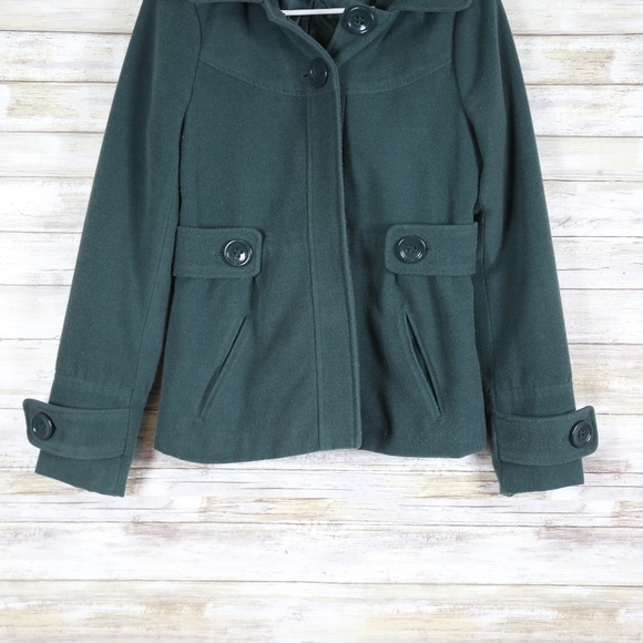 Nitrogen Luxury Green Coat sz SM - Picture 3 of 8